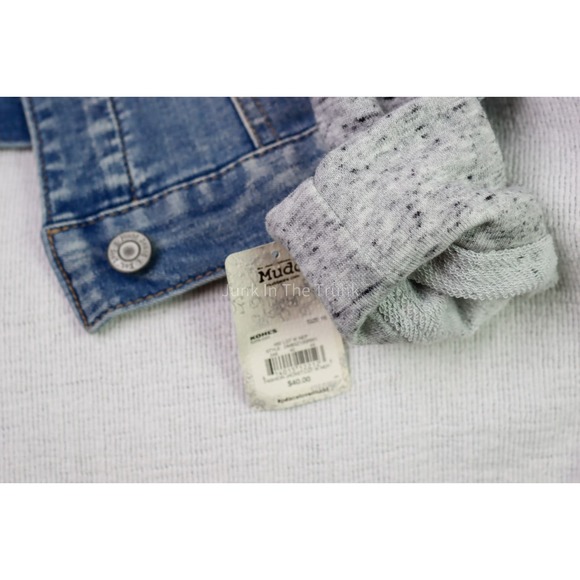 Mudd Girls Jean Jacket with Hood, Size 16 girls New w/tag - Picture 2 of 5
